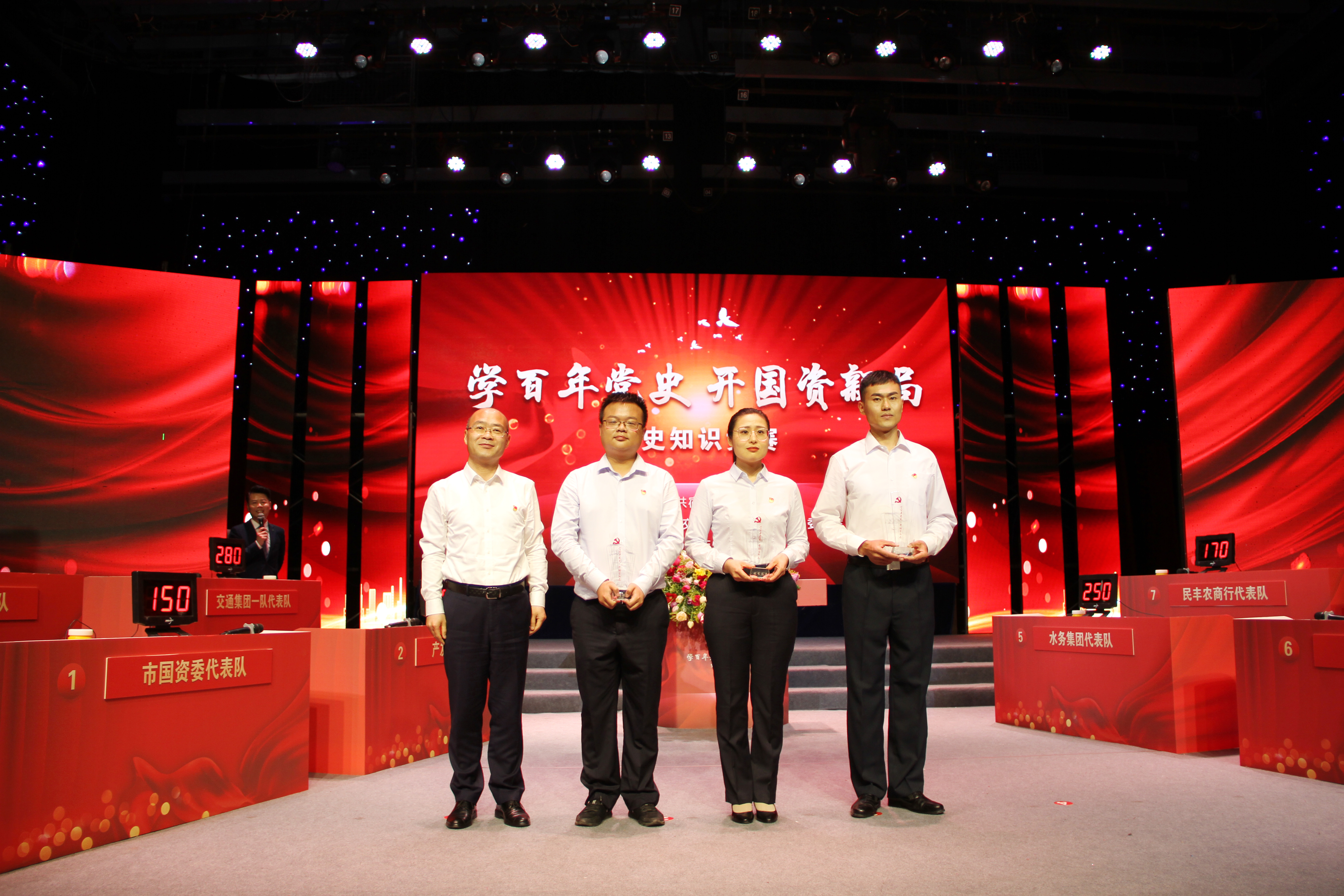 憶黨史，展風采——宿遷文旅集團在市國資系統(tǒng)“學(xué)百年黨史·開國資新局”黨史知識競賽  決賽中榮獲三等獎(圖4)